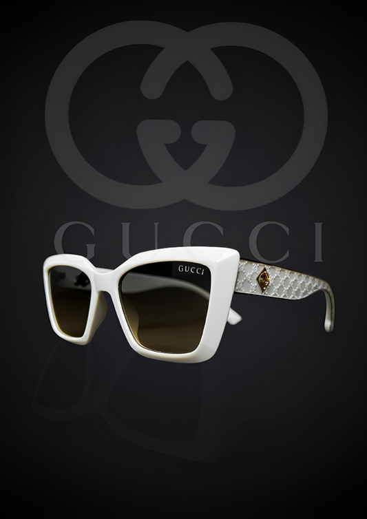 Gucci White Premium Mens Glasses