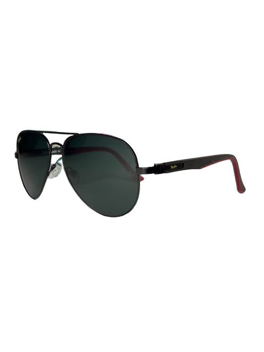 Premium Black and Red Ray-Ban for Men