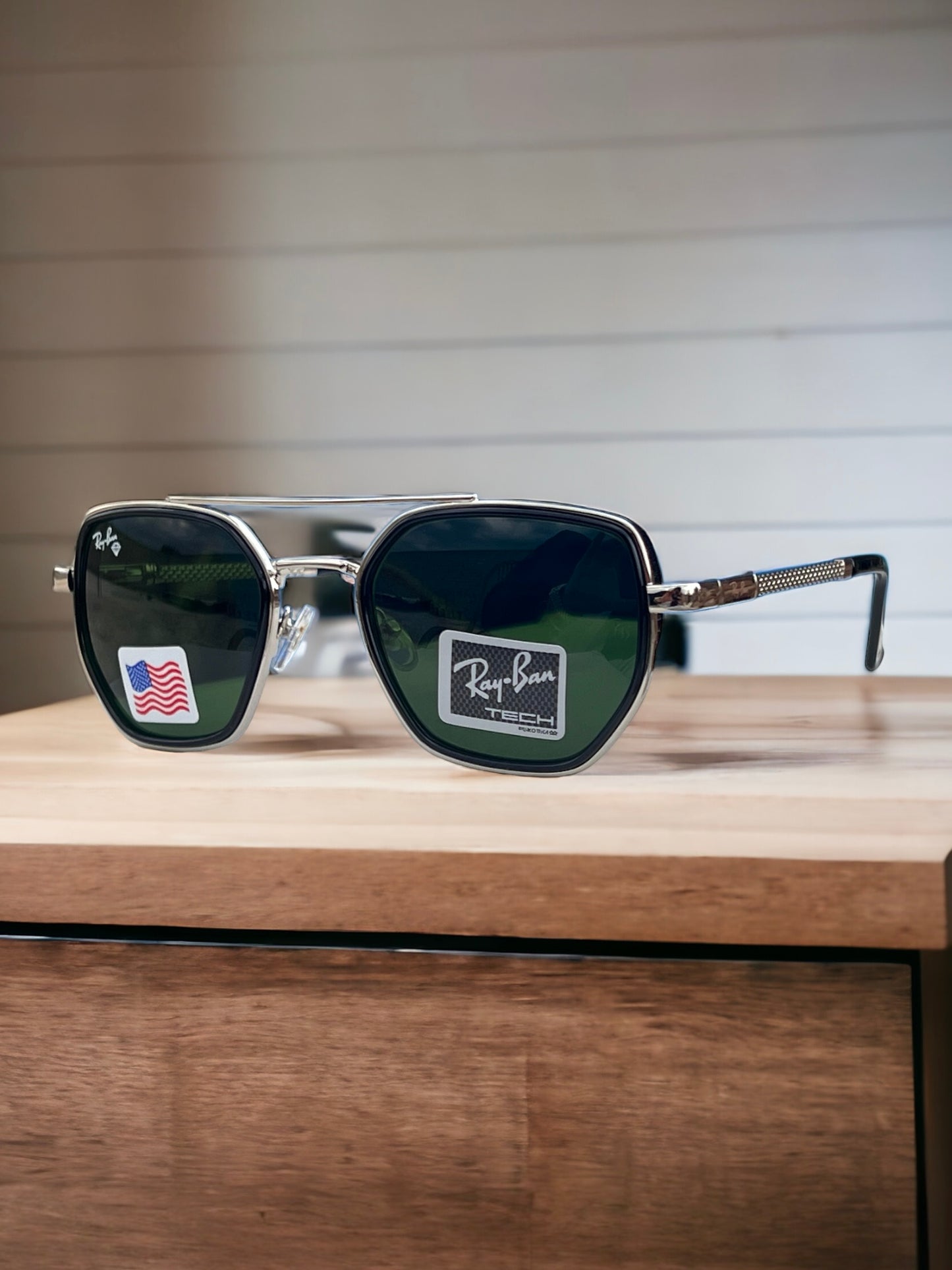 Premium Silver Ray-ban American Design